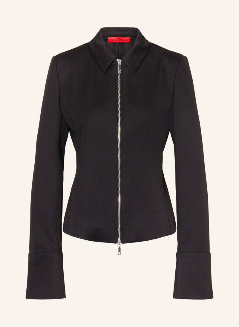 Max & Co. Piqué-Jacke Andorra schwarz von MAX & Co.