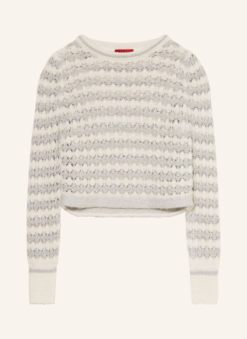 Max & Co. Pullover Eccelso Mit Mohair Und Glitzergarn weiss von MAX & Co.