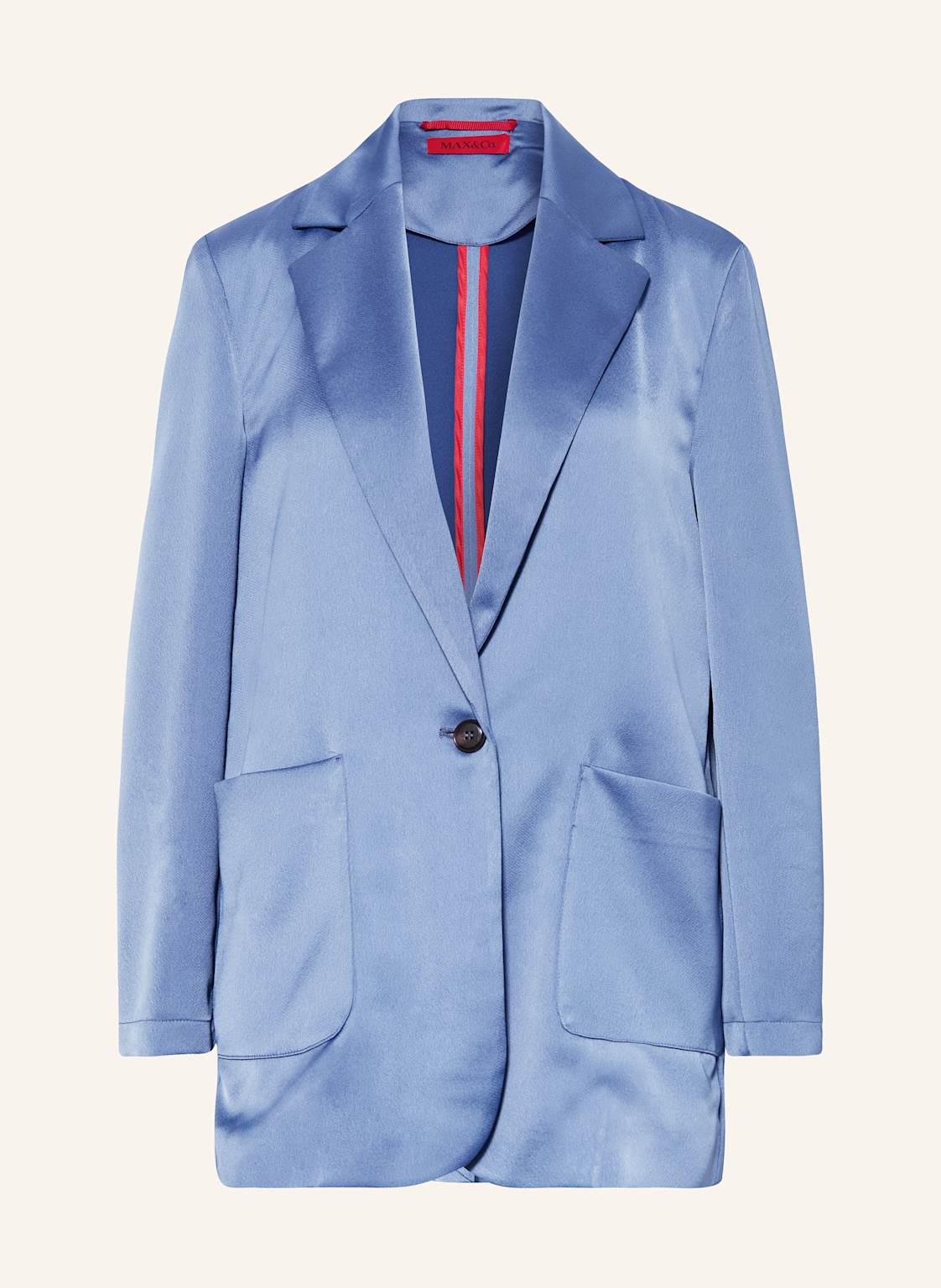 Max & Co. Satinblazer Lucerna blau Max & Co. Satinblazer Lucerna blau von MAX & Co.