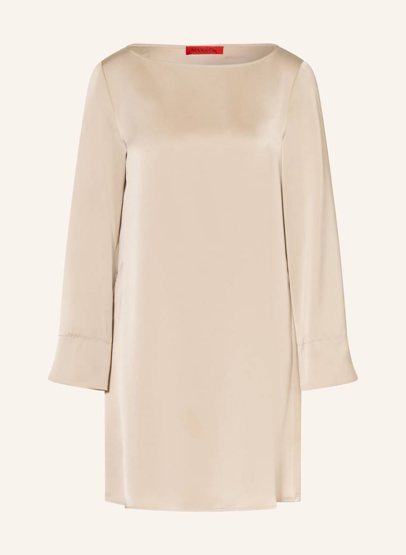 Max & Co. Satinkleid Genus beige von MAX & Co.