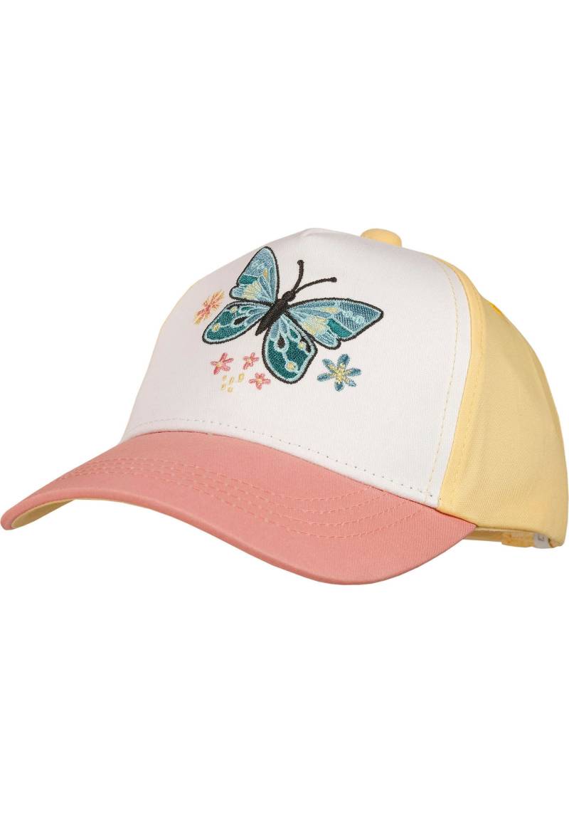 MAXIMO Baseball Cap, Mädchencap Butterfly mit Stickerei von MAXIMO