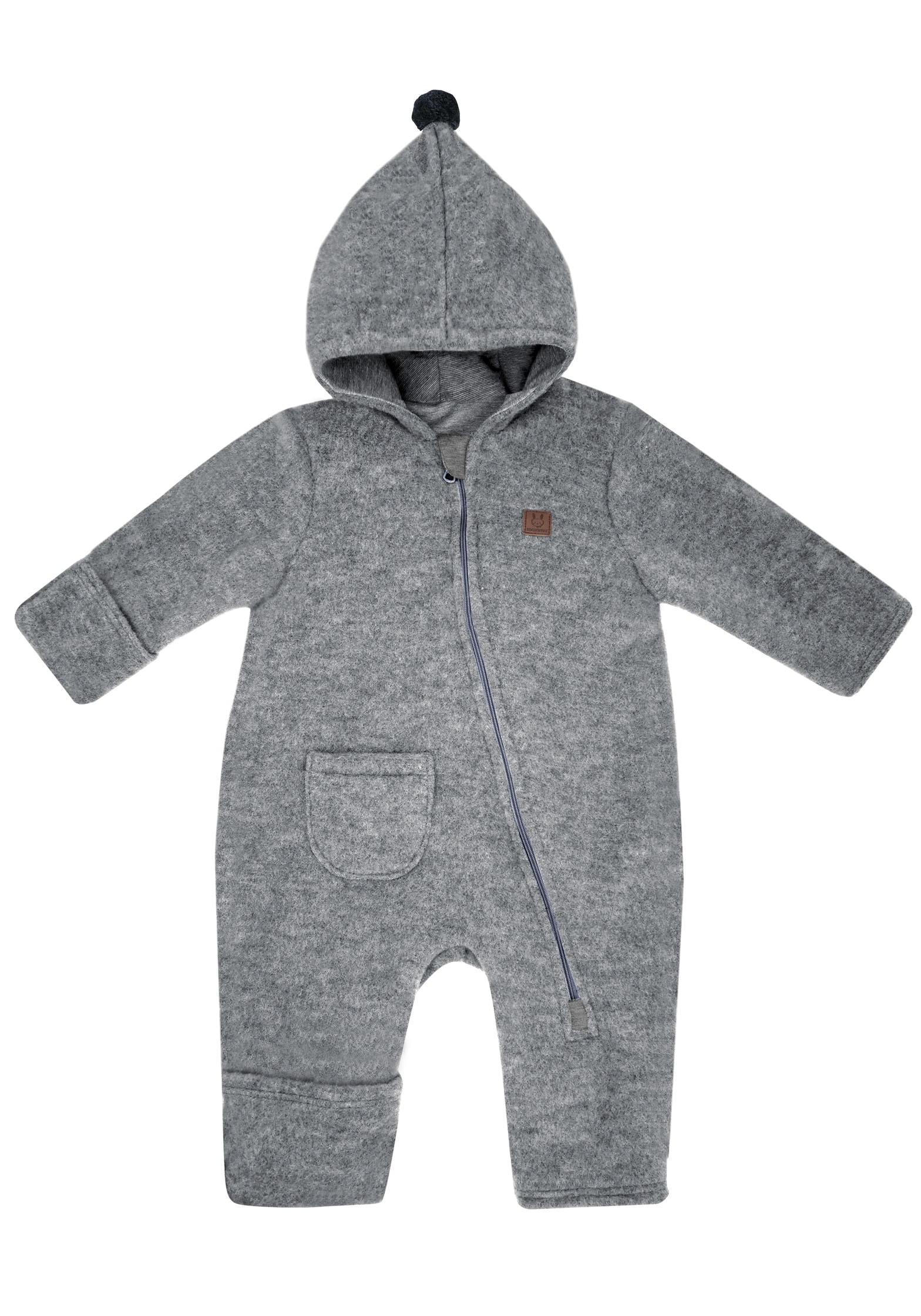 MAXIMO Fleeceoverall, mit Zipfelkapuze mit Pompon und Reissverschluss MAXIMO Fleeceoverall, mit Zipfelkapuze mit Pompon und Reissverschluss von MAXIMO
