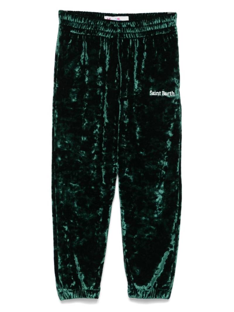 MC2 Saint Barth Kids logo-embroidered track pants - Green von MC2 Saint Barth Kids