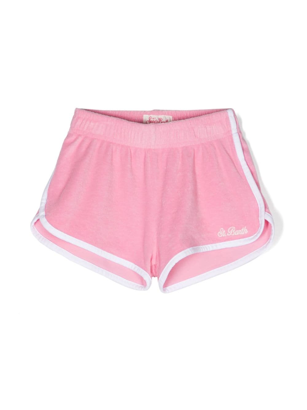 MC2 Saint Barth Kids Curly terry-cloth shorts - Pink von MC2 Saint Barth Kids