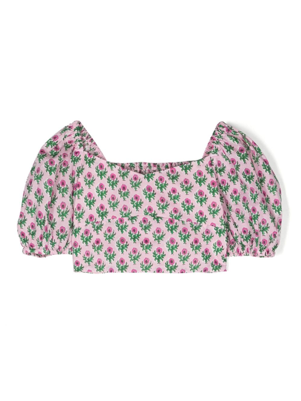 MC2 Saint Barth Kids Delia Jr floral-print blouse - Pink von MC2 Saint Barth Kids