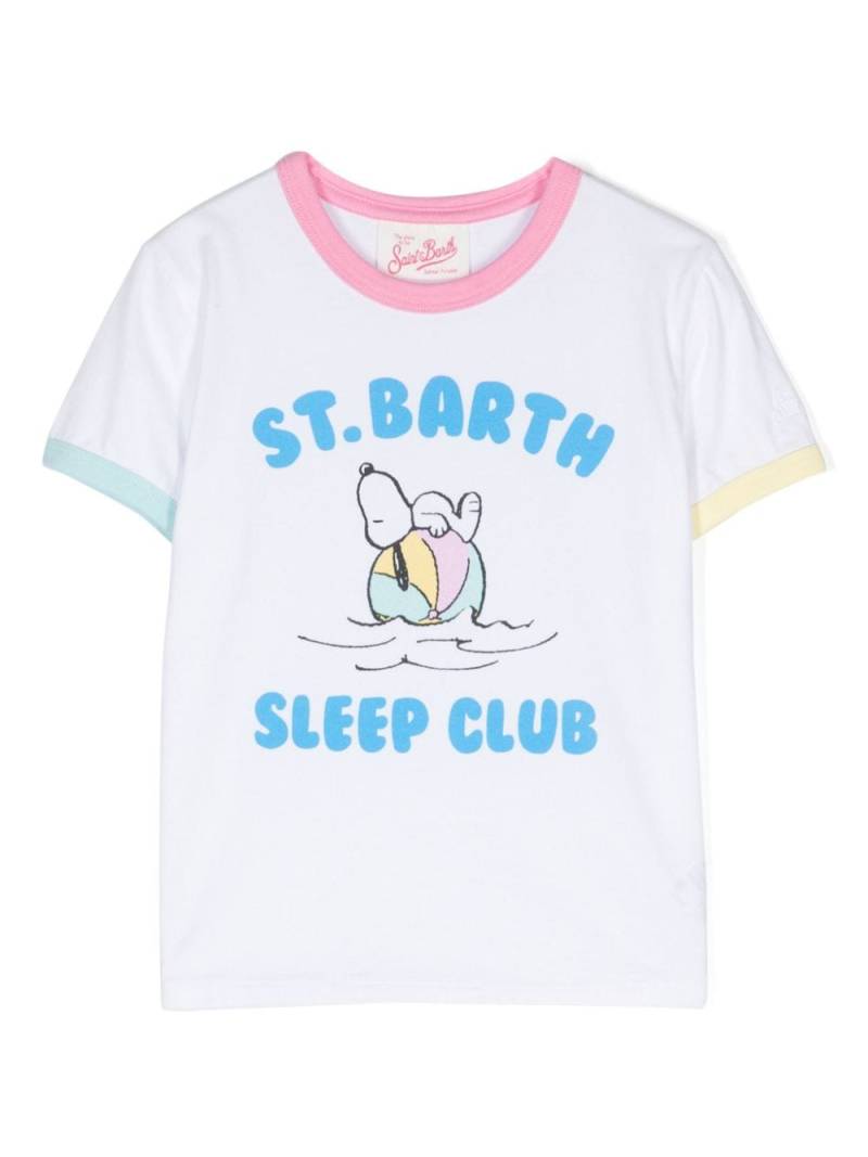 MC2 Saint Barth Kids Elly String cotton T-shirt - White von MC2 Saint Barth Kids