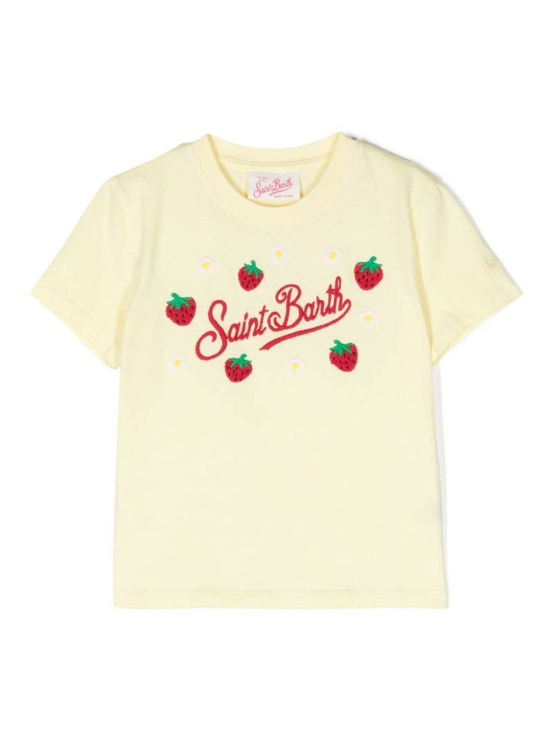 MC2 Saint Barth Kids Elly cotton T-shirt - Yellow von MC2 Saint Barth Kids