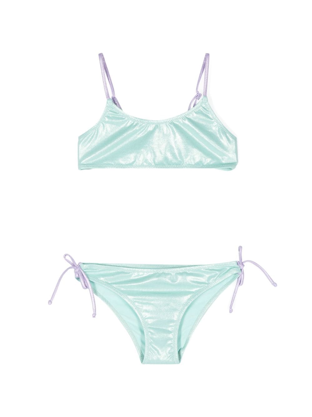 MC2 Saint Barth Kids Jaiden foiled bikini - Green von MC2 Saint Barth Kids