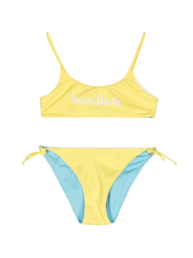 MC2 Saint Barth Kids Jaiden reversible bikini - Yellow von MC2 Saint Barth Kids