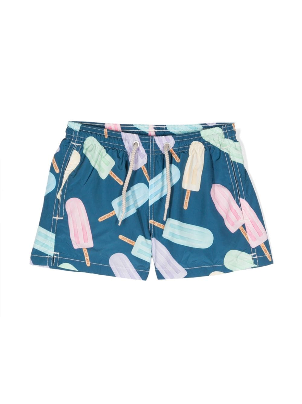 MC2 Saint Barth Kids Jean ice cream-print swim shorts - Blue von MC2 Saint Barth Kids