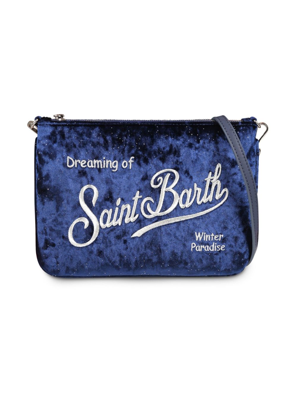 MC2 Saint Barth Kids Parisienne pouch bag - Blue von MC2 Saint Barth Kids