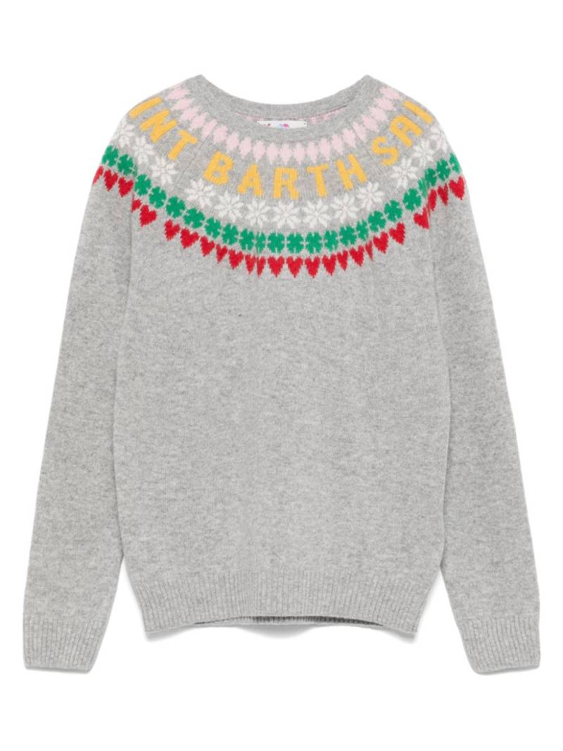 MC2 Saint Barth Kids Princess sweater - Grey von MC2 Saint Barth Kids