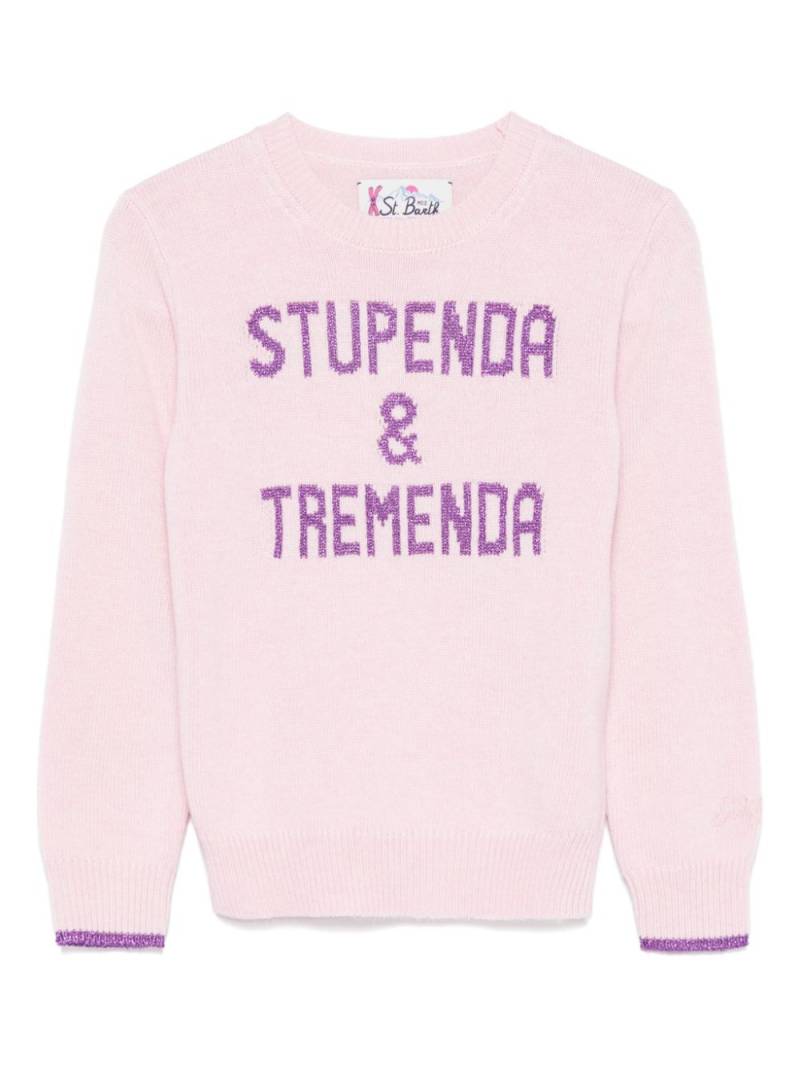 MC2 Saint Barth Kids Princess sweater - Pink von MC2 Saint Barth Kids