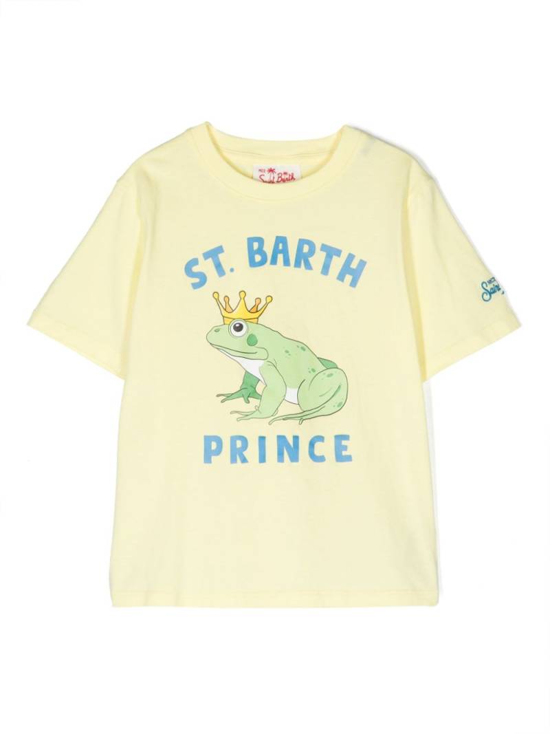 MC2 Saint Barth Kids SB Prince-print cotton T-shirt - Yellow von MC2 Saint Barth Kids