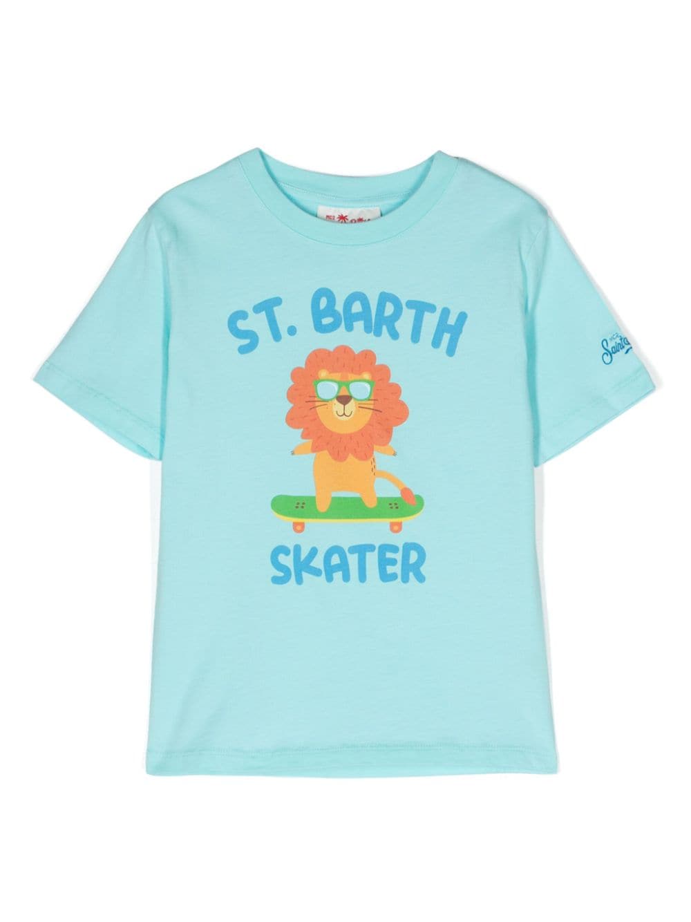MC2 Saint Barth Kids Skater organic cotton T-shirt - Blue von MC2 Saint Barth Kids