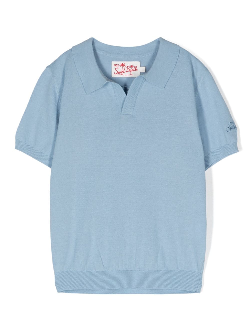 MC2 Saint Barth Kids Sloan JR cotton polo shirt - Blue von MC2 Saint Barth Kids