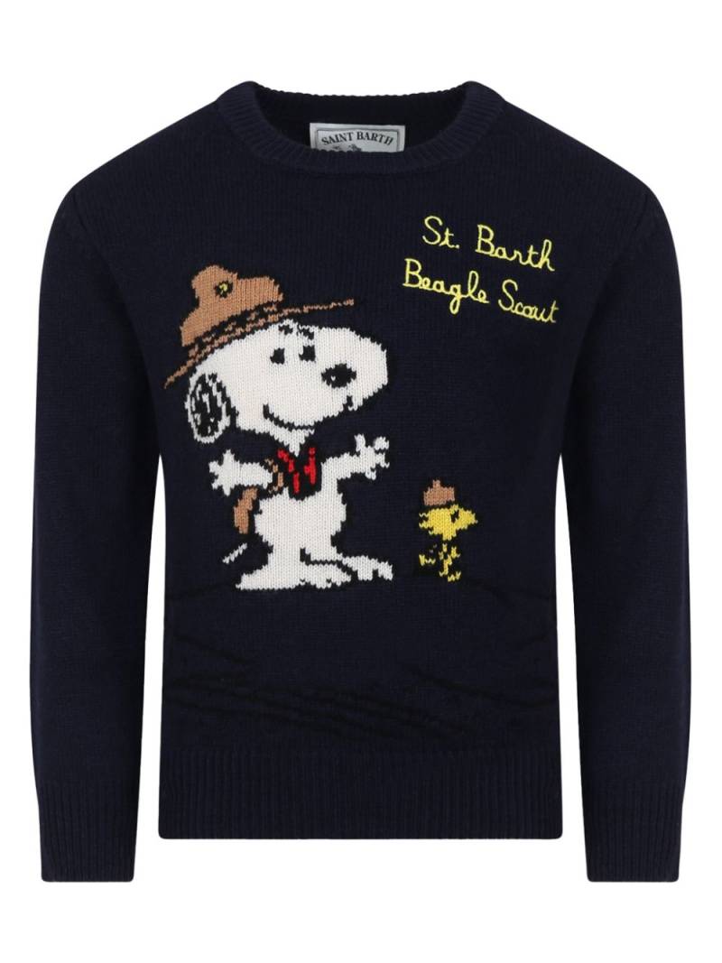 MC2 Saint Barth Kids Snoopy jumper - Blue von MC2 Saint Barth Kids