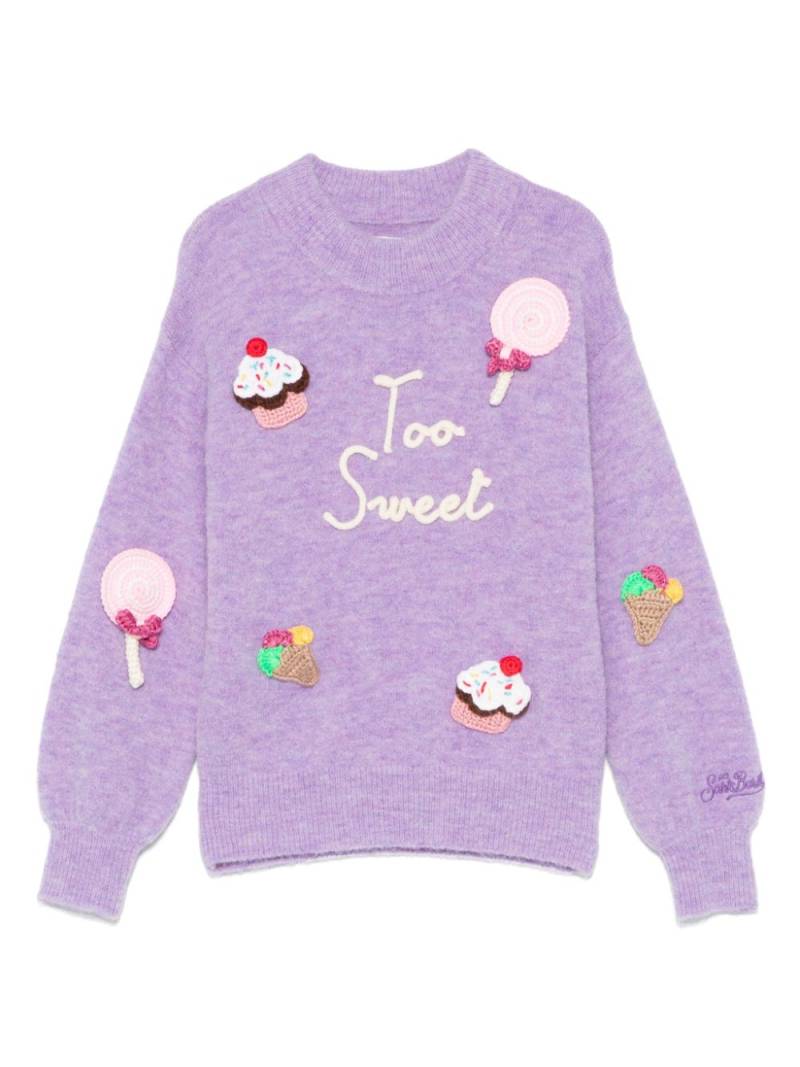 MC2 Saint Barth Kids Too Sweet sweater - Purple von MC2 Saint Barth Kids