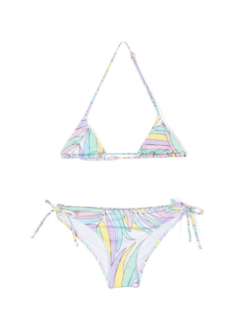 MC2 Saint Barth Kids abstract-print bikini - Blue von MC2 Saint Barth Kids