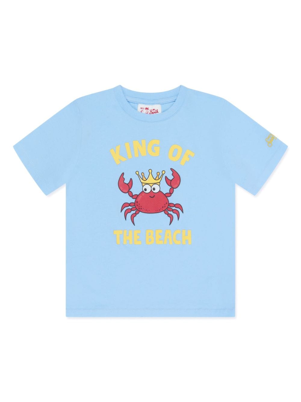 MC2 Saint Barth Kids crab-print cotton T-shirt - Blue von MC2 Saint Barth Kids