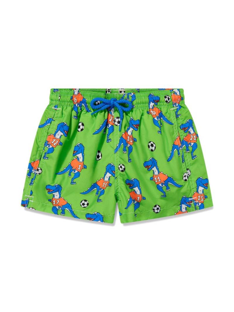 MC2 Saint Barth Kids dinossaur-print swim shorts - Green von MC2 Saint Barth Kids