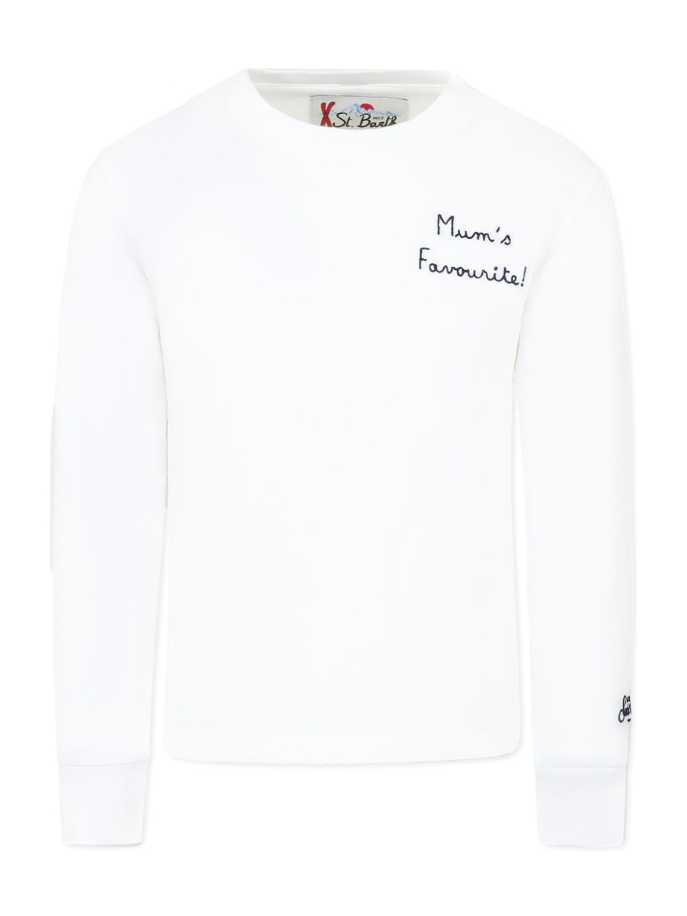 MC2 Saint Barth Kids embroidered sweatshirt - White von MC2 Saint Barth Kids