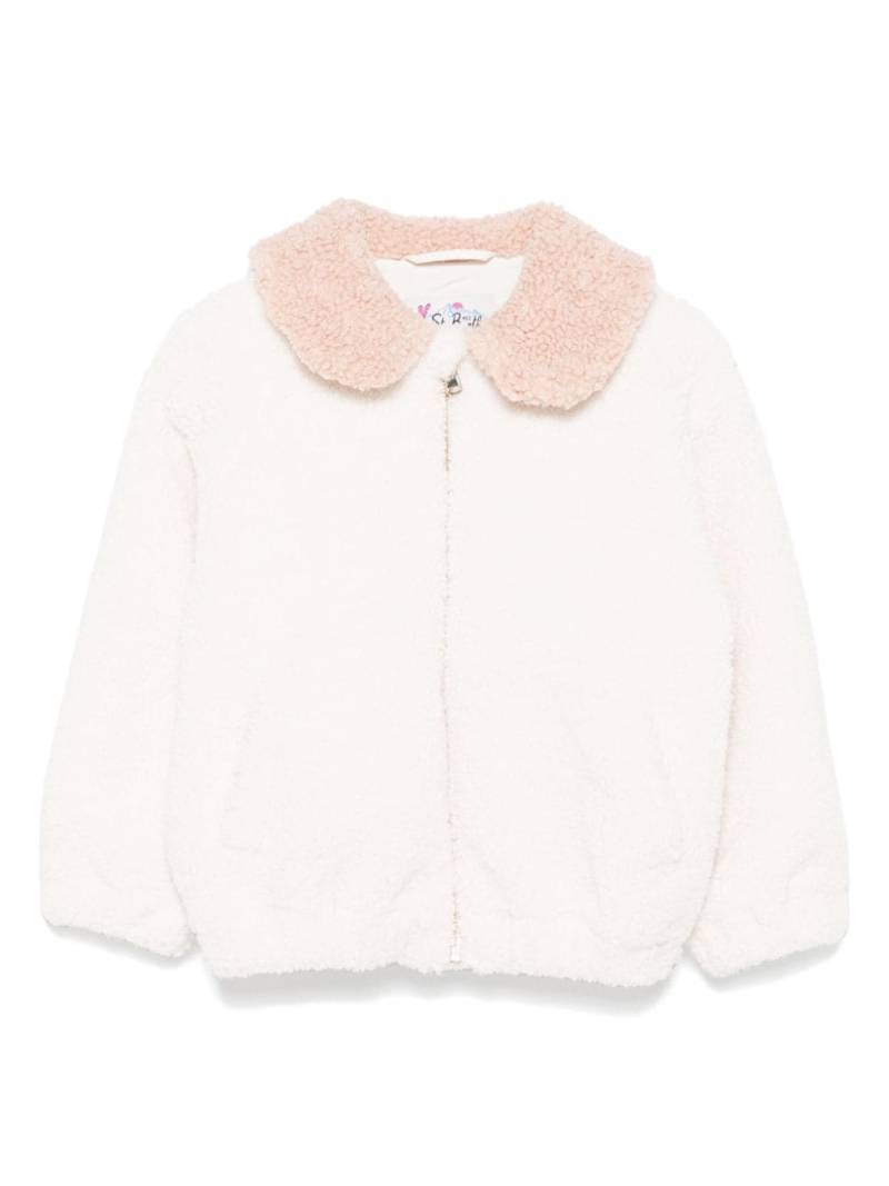 MC2 Saint Barth Kids fleece coat - White von MC2 Saint Barth Kids