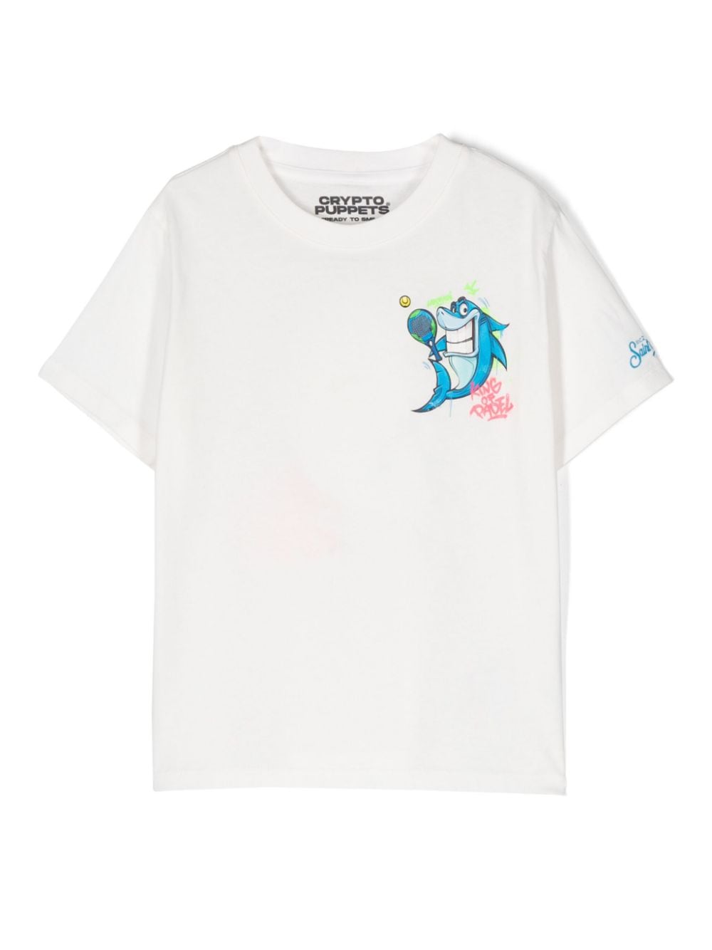 MC2 Saint Barth Kids graphic-print cotton T-shirt - White von MC2 Saint Barth Kids