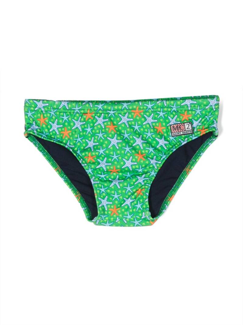 MC2 Saint Barth Kids graphic-print swim trunks - Green von MC2 Saint Barth Kids