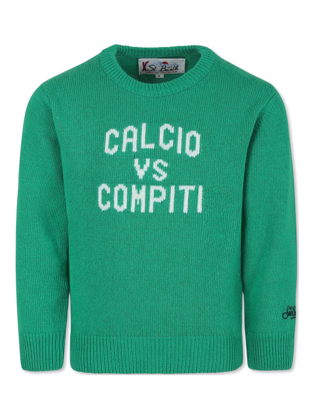 MC2 Saint Barth Kids intarsia-knit sweater - Green von MC2 Saint Barth Kids