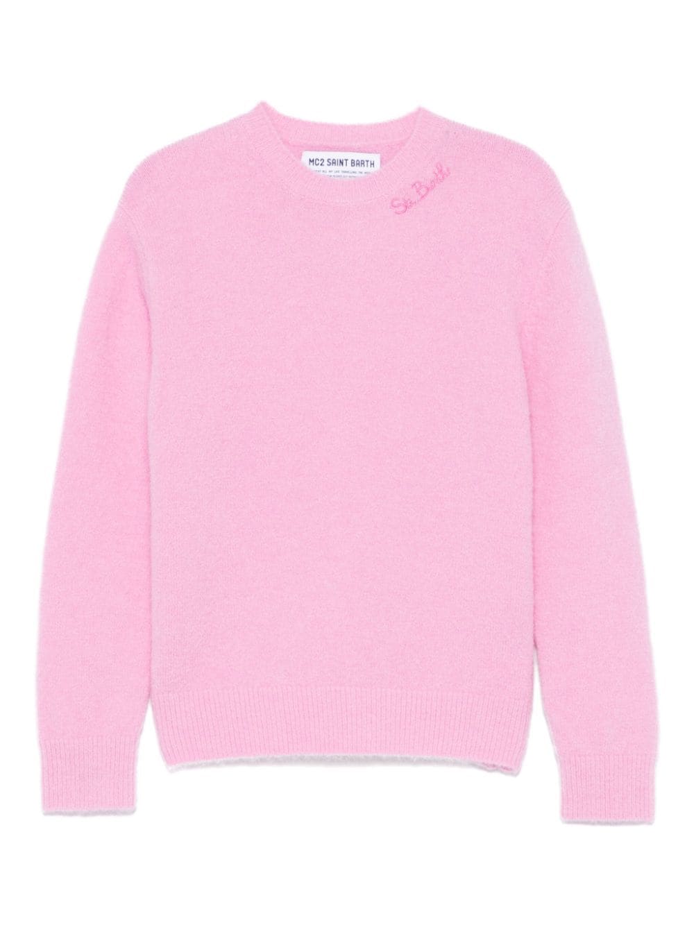 MC2 Saint Barth Kids logo-embroidered sweater - Pink von MC2 Saint Barth Kids