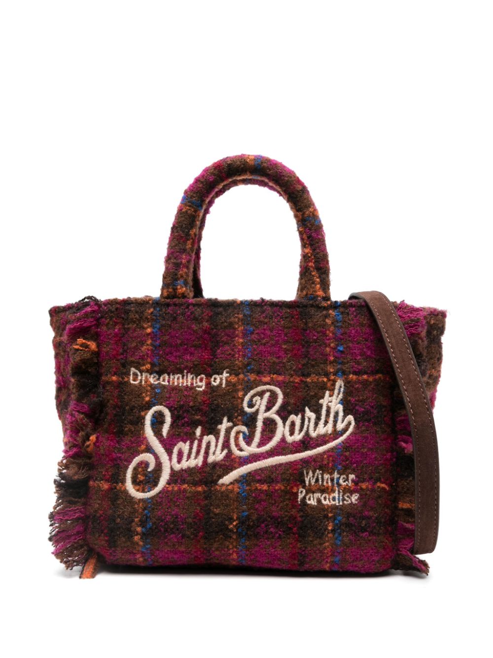 MC2 Saint Barth Kids mini Vanity tote bag - Brown von MC2 Saint Barth Kids