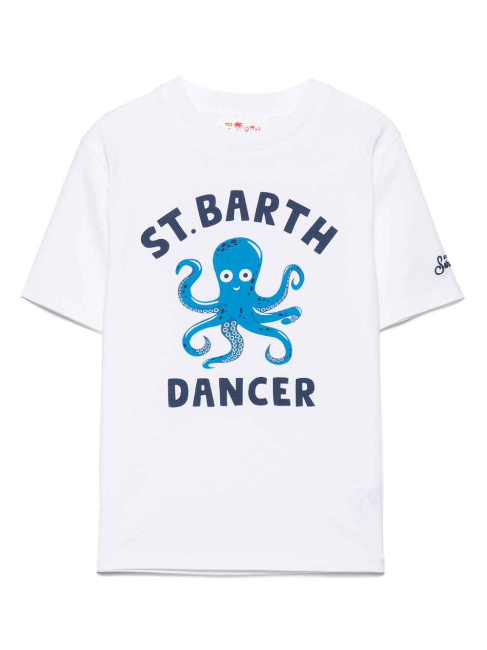 MC2 Saint Barth Kids octopus-print cotton T-shirt - White von MC2 Saint Barth Kids