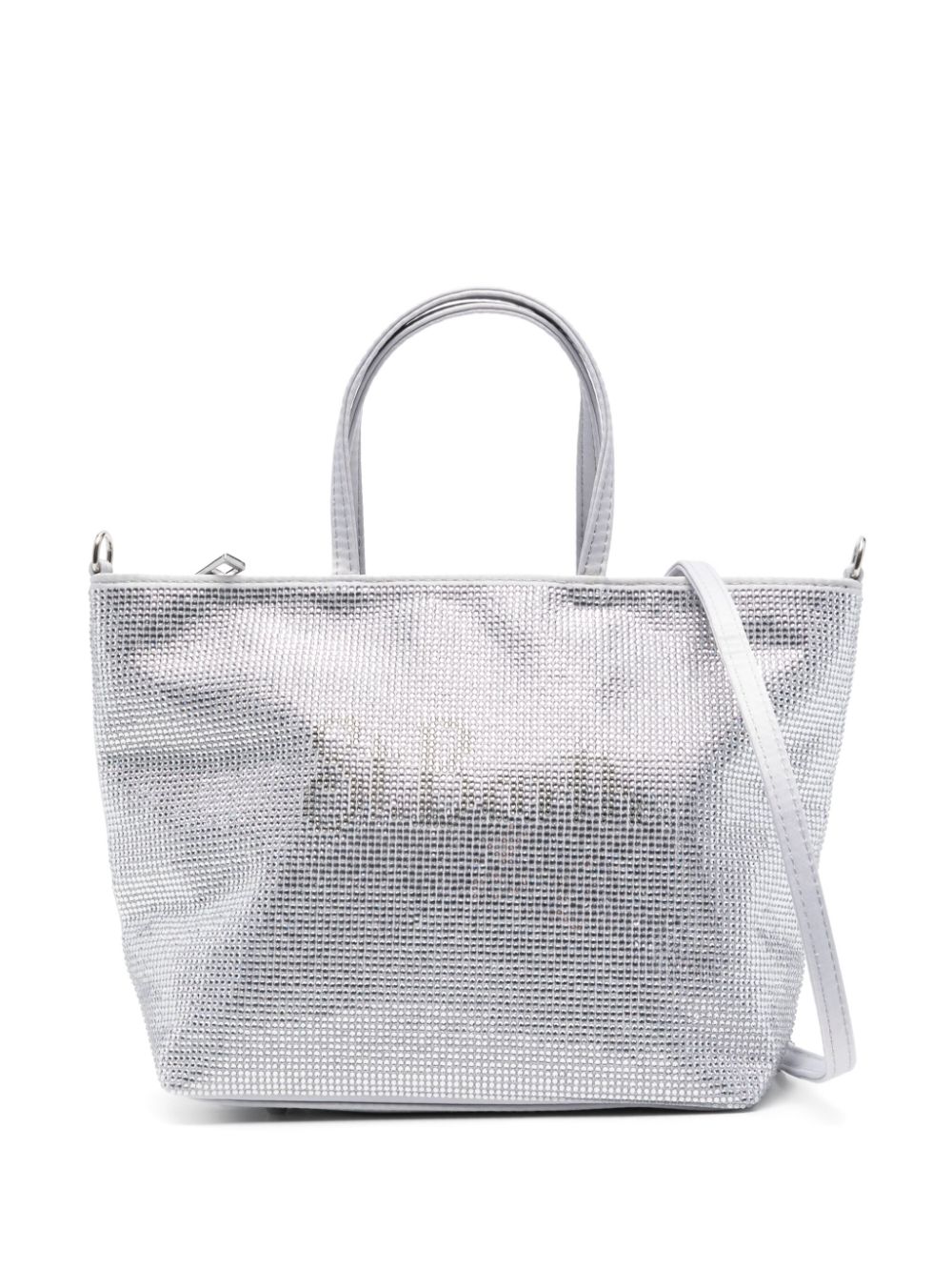 MC2 Saint Barth Kids rhinestone-embellished tote bag - Silver von MC2 Saint Barth Kids