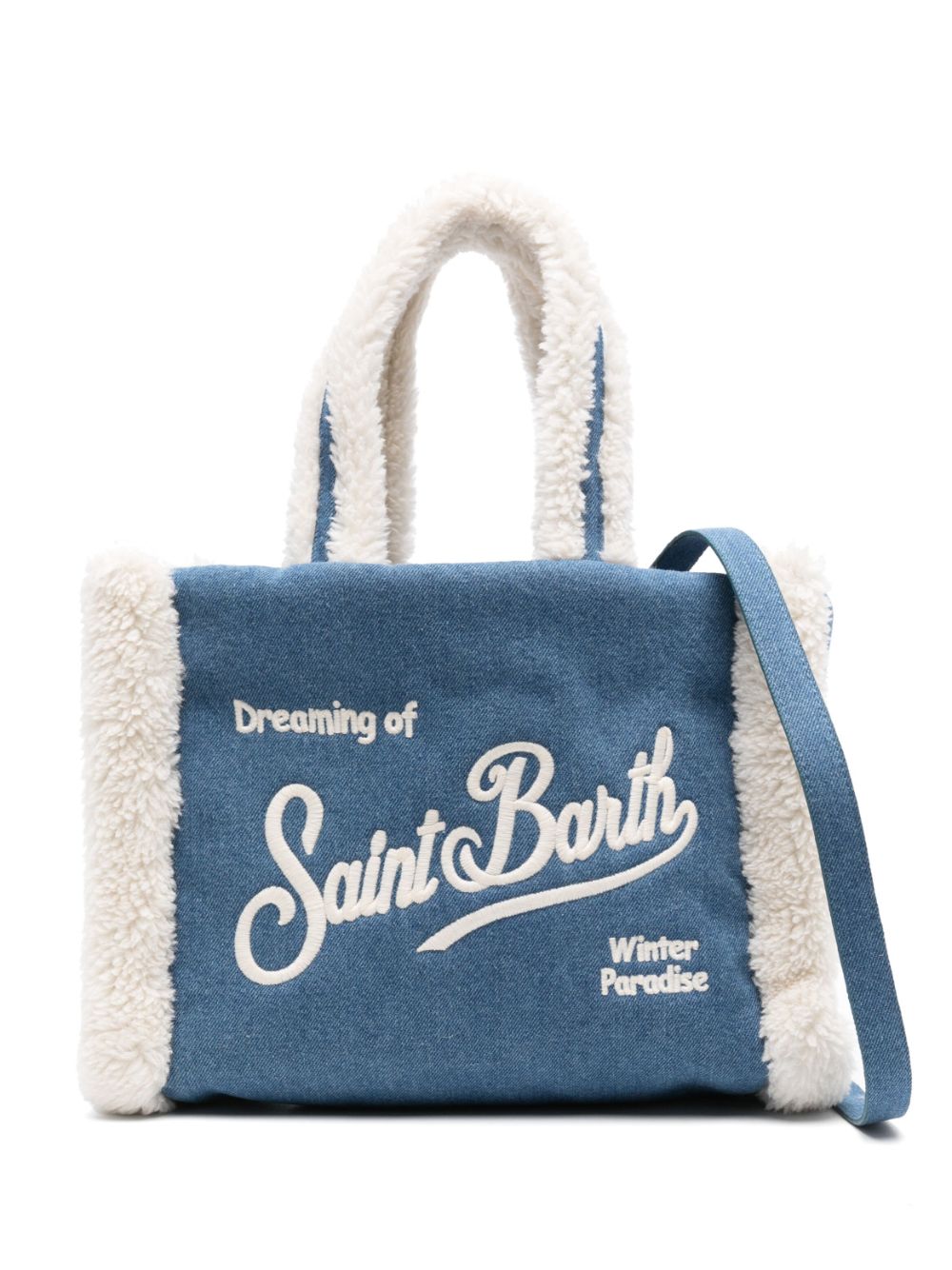 MC2 Saint Barth Kids small Soft tote bag - Blue von MC2 Saint Barth Kids