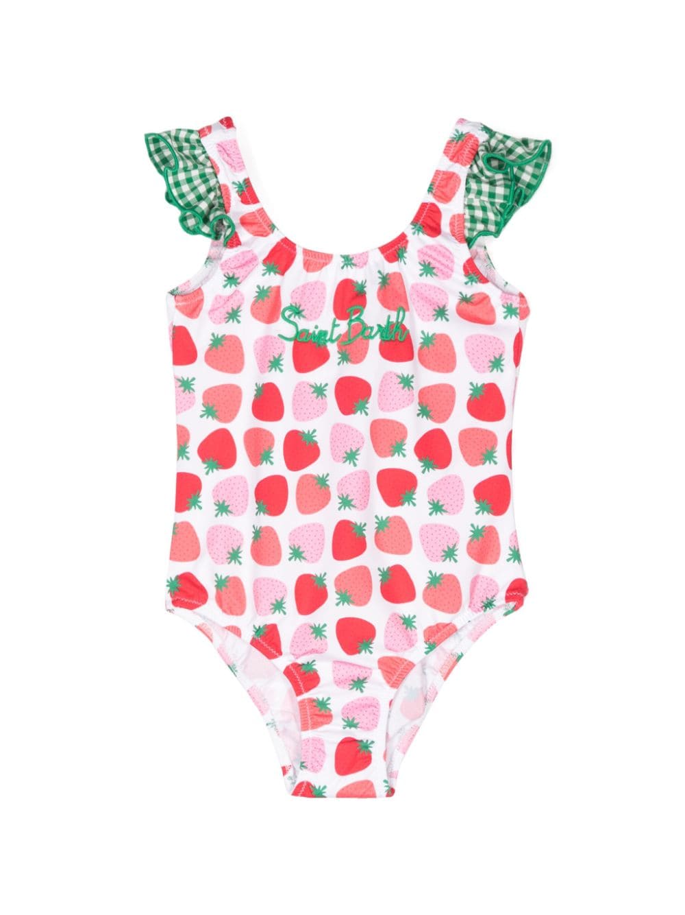 MC2 Saint Barth Kids strawberry-print swimsuit - Pink von MC2 Saint Barth Kids