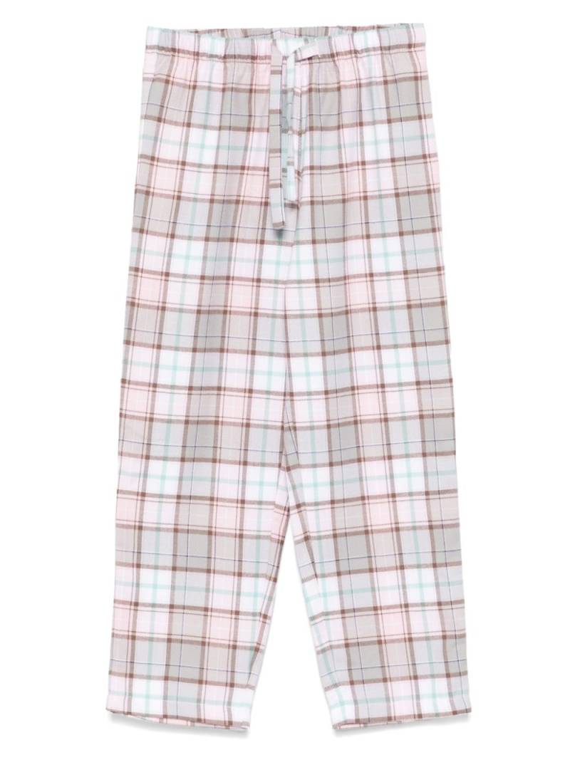 MC2 Saint Barth Kids tartan-pattern flannel pajama trousers - Pink von MC2 Saint Barth Kids