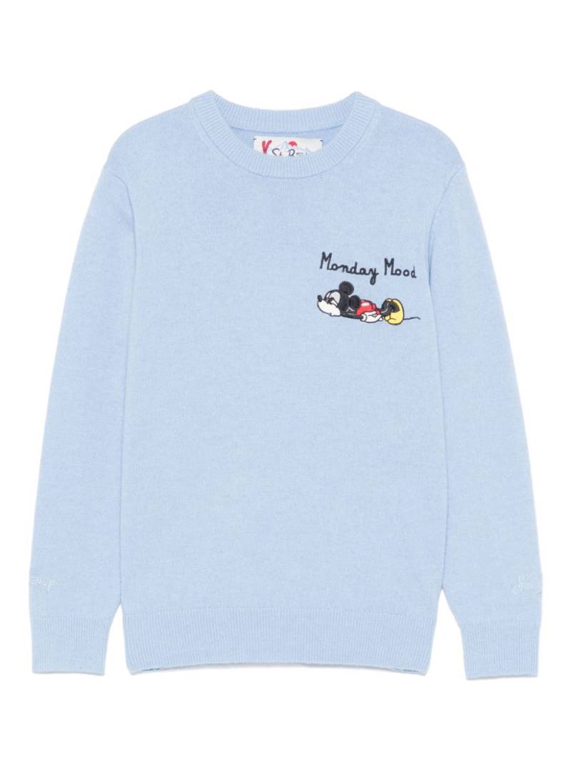 MC2 Saint Barth Kids x Disney Mickey Monday sweater - Blue von MC2 Saint Barth Kids