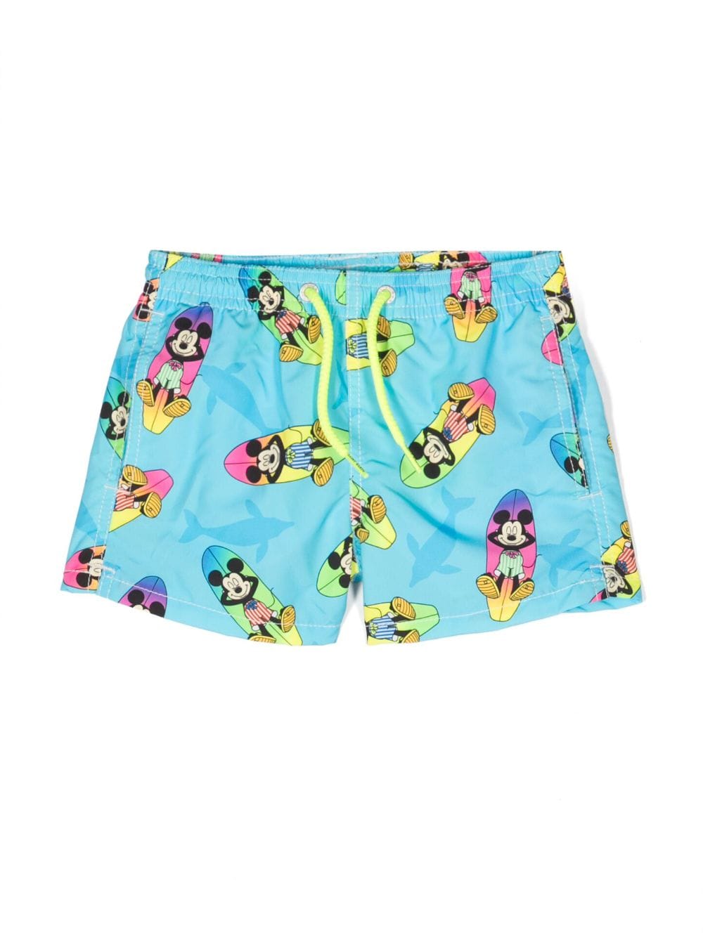 MC2 Saint Barth Kids x Disney graphic-print swim shorts - Blue von MC2 Saint Barth Kids