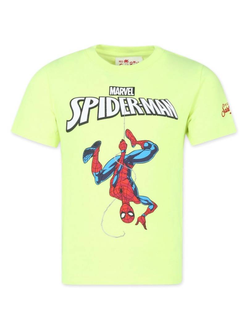 MC2 Saint Barth Kids x Marvel graphic-print cotton T-shirt - Yellow von MC2 Saint Barth Kids