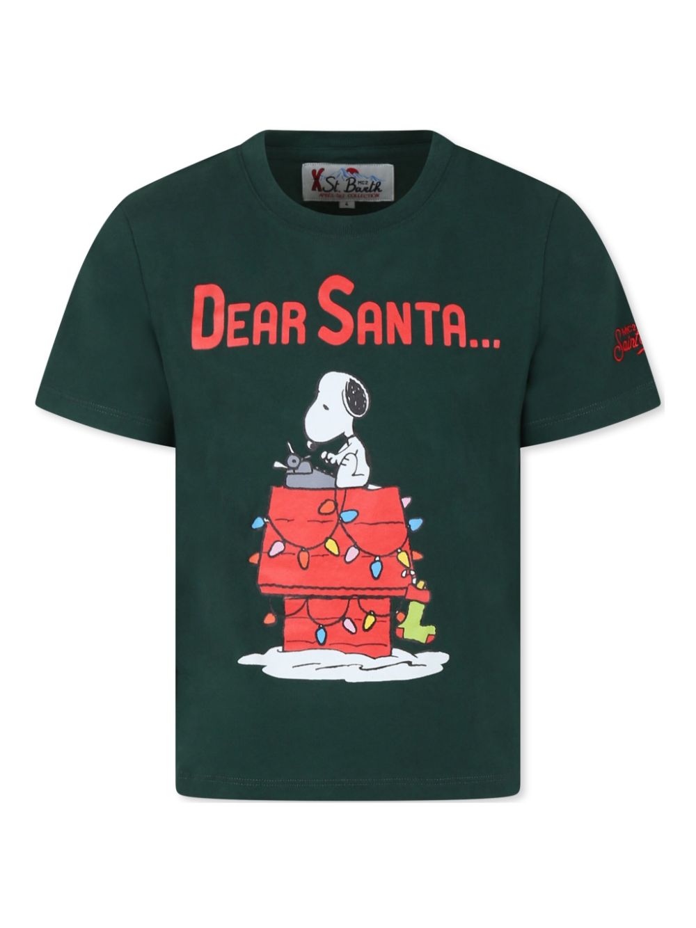 MC2 Saint Barth Kids x PEANUTS™ crew-neck T-shirt - Green von MC2 Saint Barth Kids