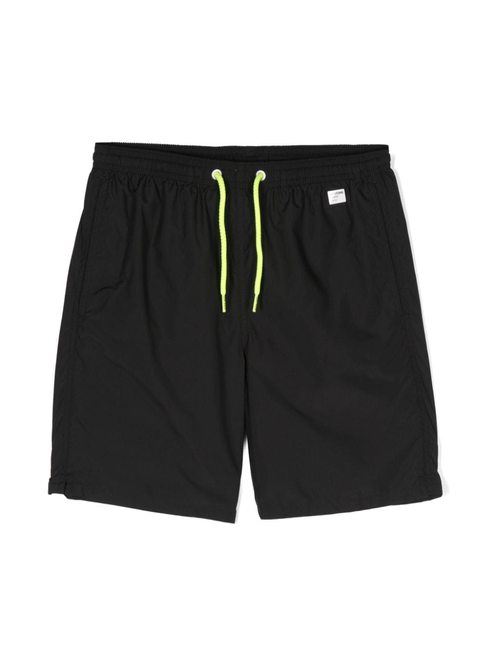 MC2 Saint Barth Kids x Pantone appliqué-detail swim shorts - Black von MC2 Saint Barth Kids