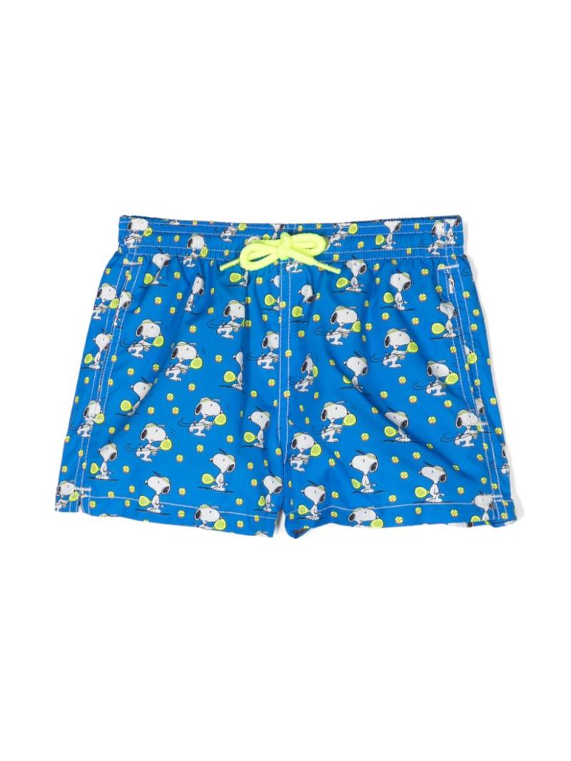 MC2 Saint Barth Kids x Peanuts Jean Lightning swim shorts - Blue von MC2 Saint Barth Kids