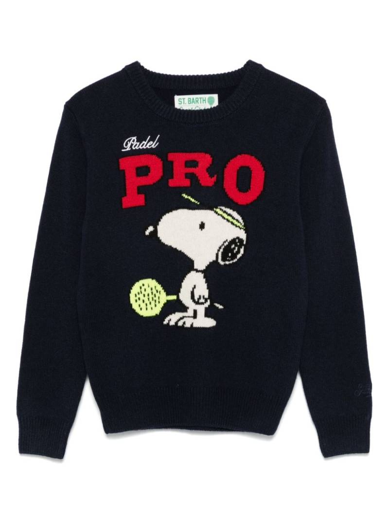 MC2 Saint Barth Kids x Snoopy Peanuts™ Douglas sweater - Blue von MC2 Saint Barth Kids