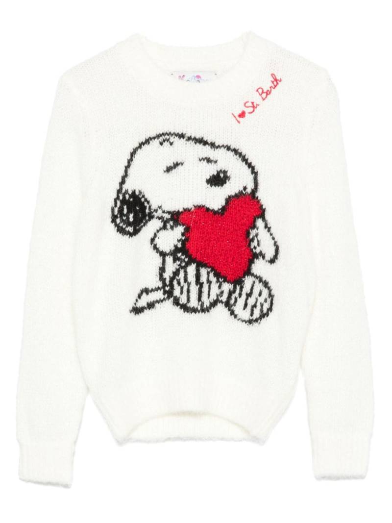 MC2 Saint Barth Kids x Snoopy Peanuts™ Princess sweater - White von MC2 Saint Barth Kids