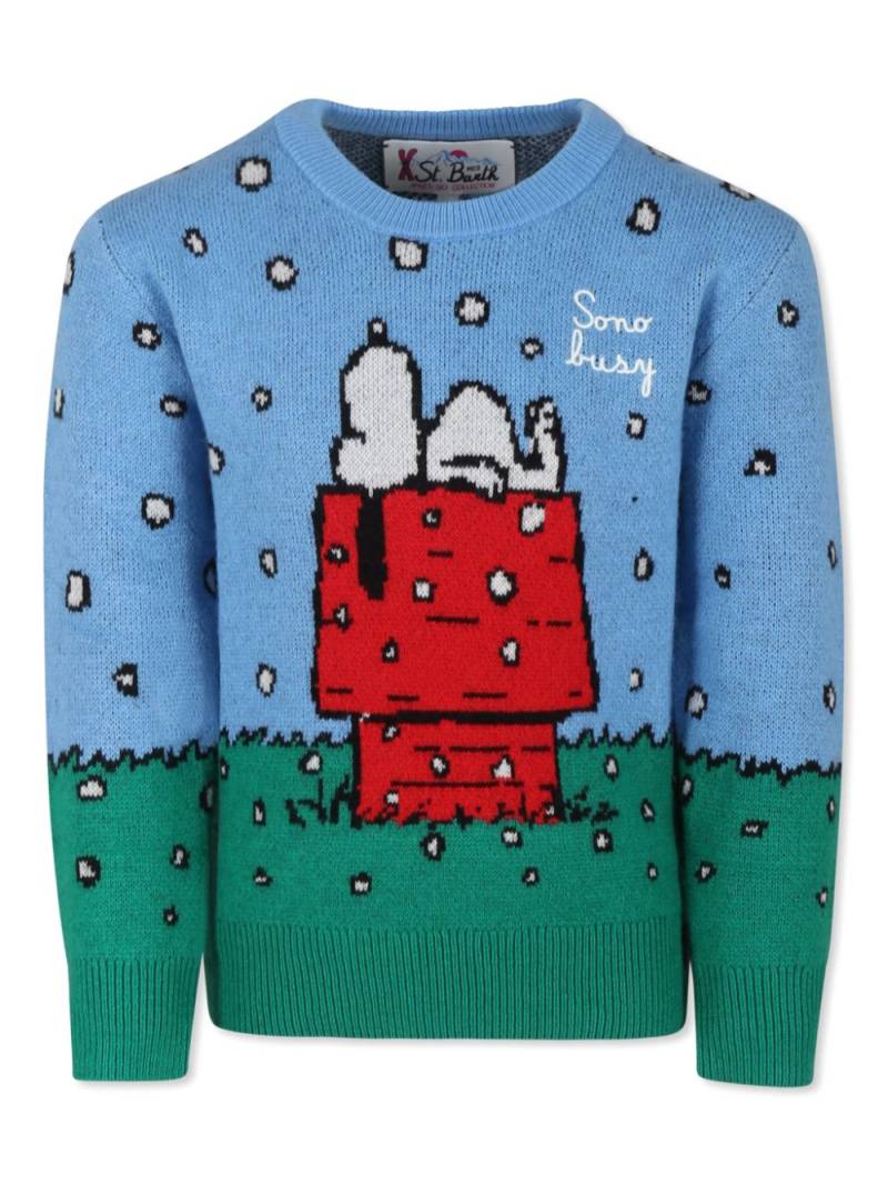 MC2 Saint Barth Kids x Snoopy Peanuts sweater - Blue von MC2 Saint Barth Kids