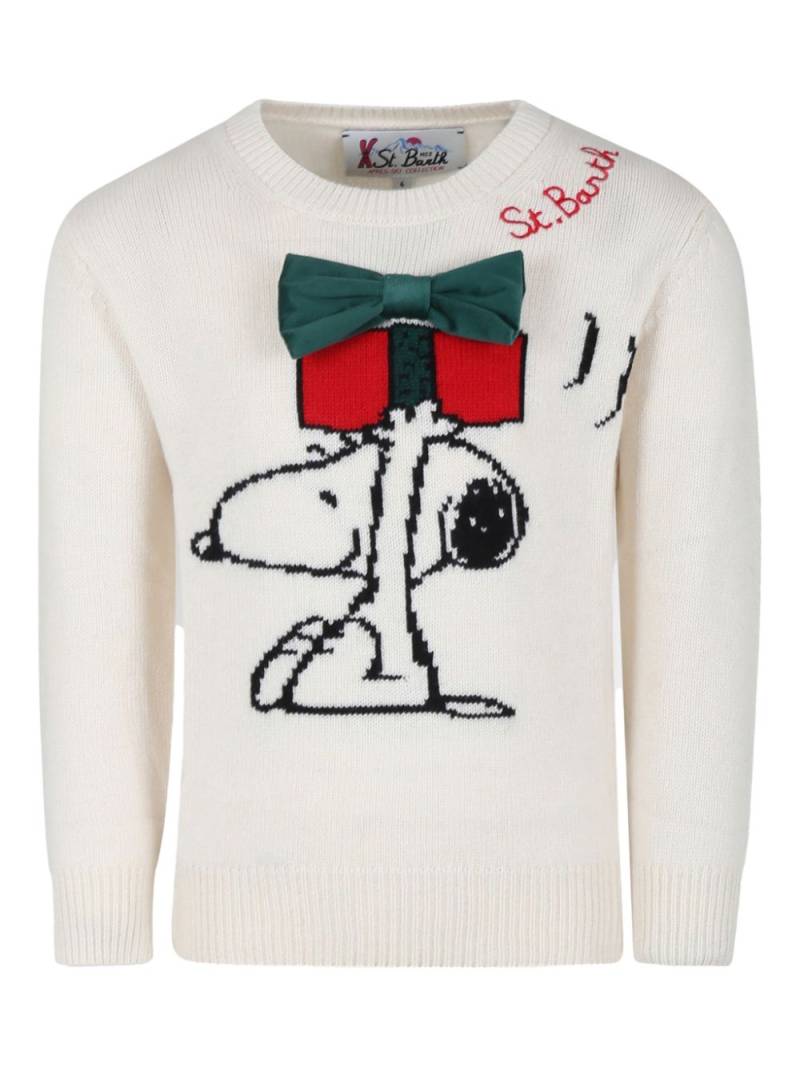 MC2 Saint Barth Kids x Snoopy Peanuts sweater - White von MC2 Saint Barth Kids