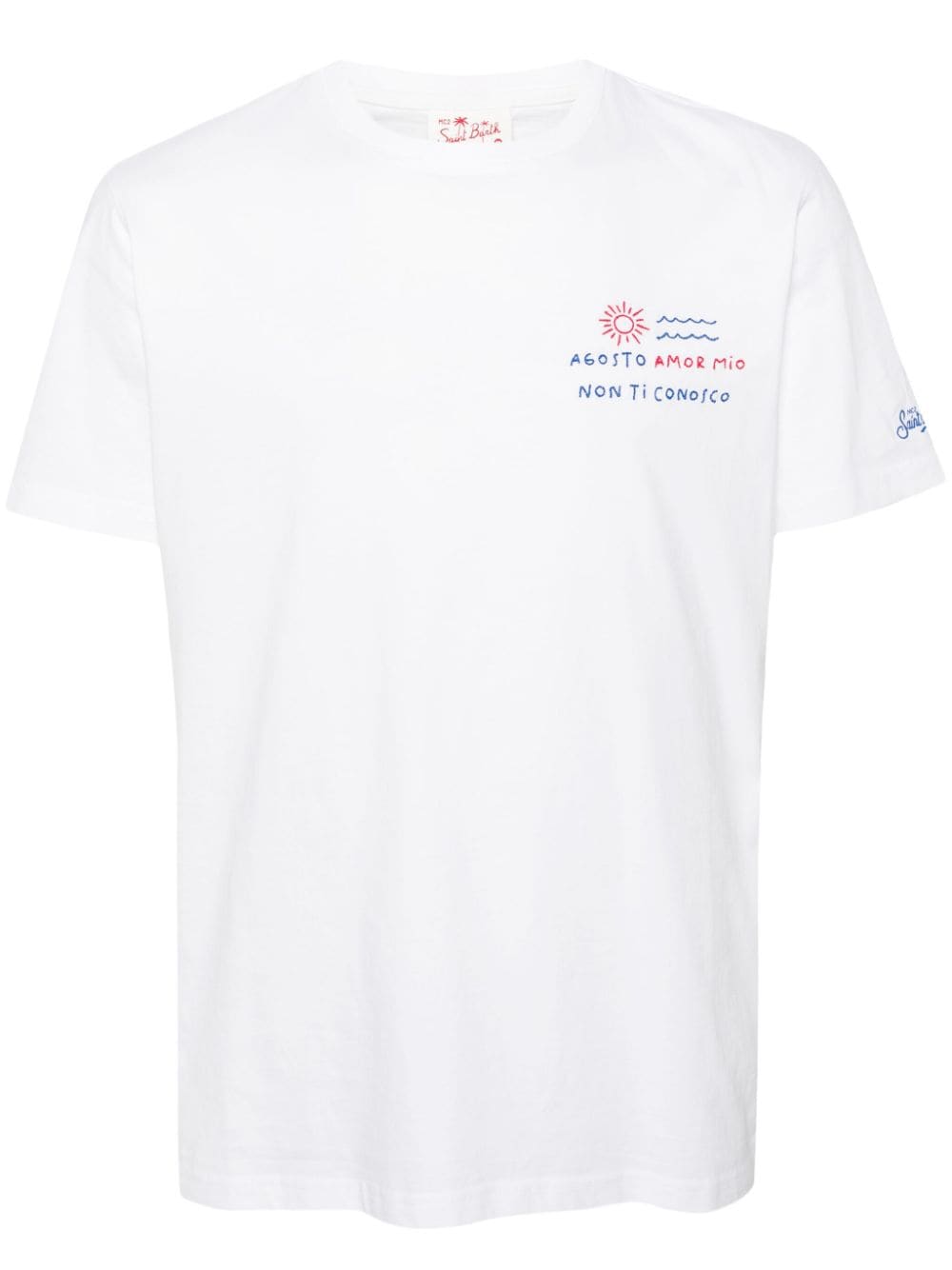 MC2 Saint Barth Agosto Amor cotton T-shirt - White von MC2 Saint Barth