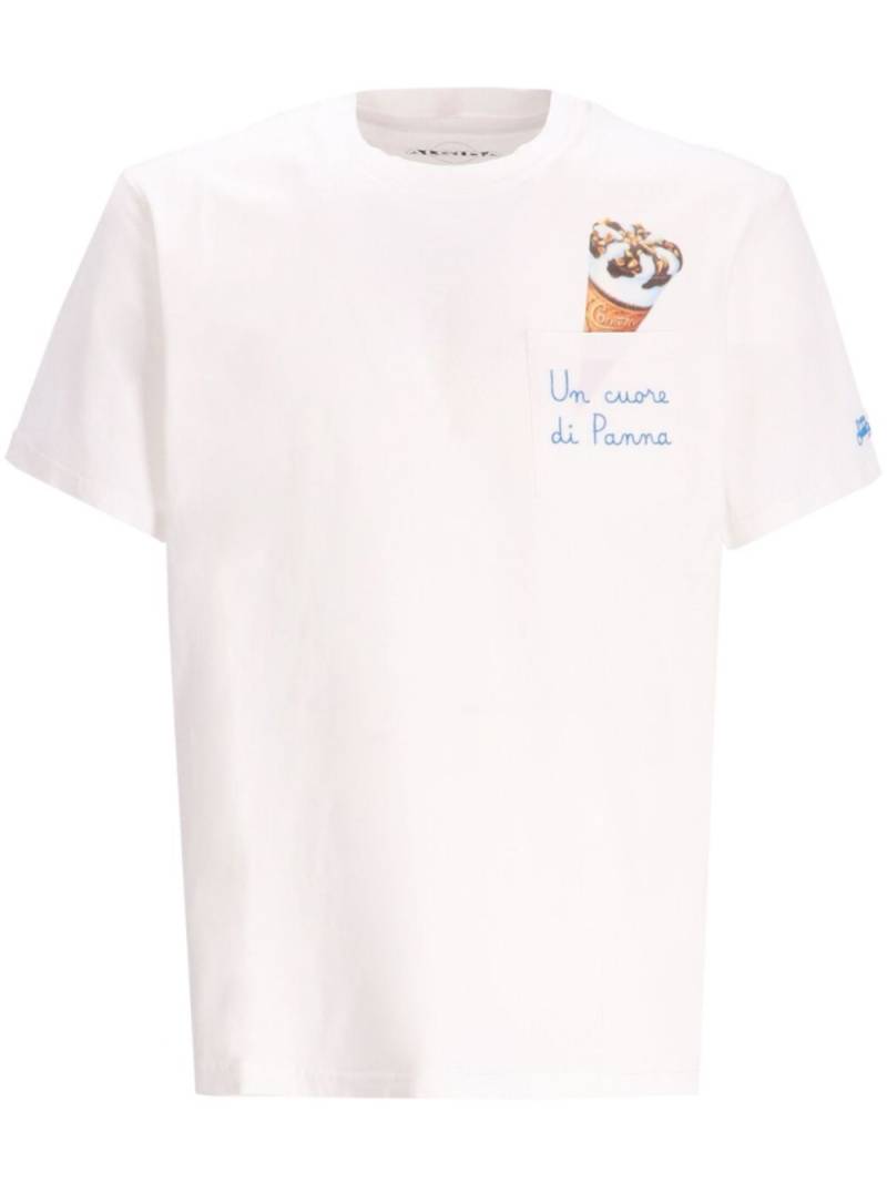 MC2 Saint Barth Austin graphic-print T-shirt - White von MC2 Saint Barth