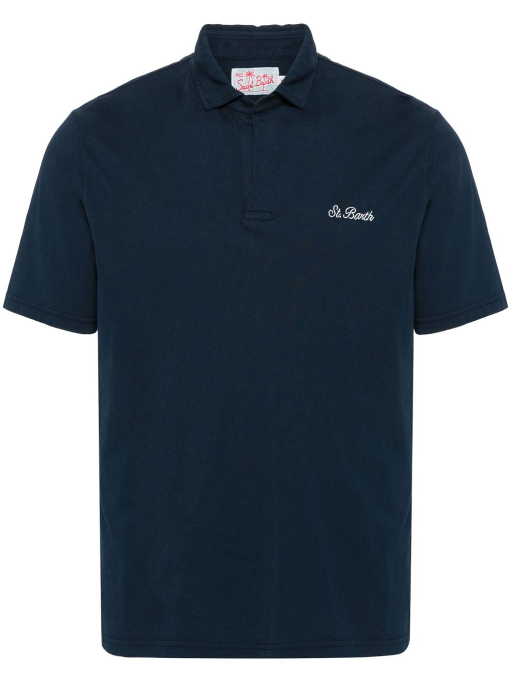 MC2 Saint Barth Brighton cotton polo shirt - Blue von MC2 Saint Barth